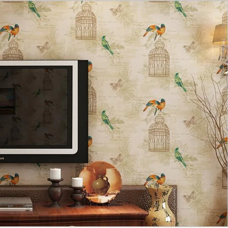 beibehang high-end desktop s Pticama rolu tapeta zidna dekoracija za sobu papir za tapete zidne ploča za sobu Behang papel de parede