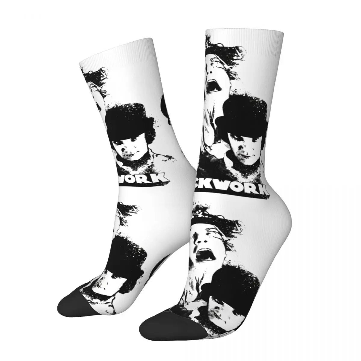 Smiješno Čarapa za Muškarce Alex u stilu hip-hop, Starinski Paklena Naranča, F Alexander Film, Estrih i kompresijski Čarapa s po cijeloj površini za Dječake, kompresijski Čarapa