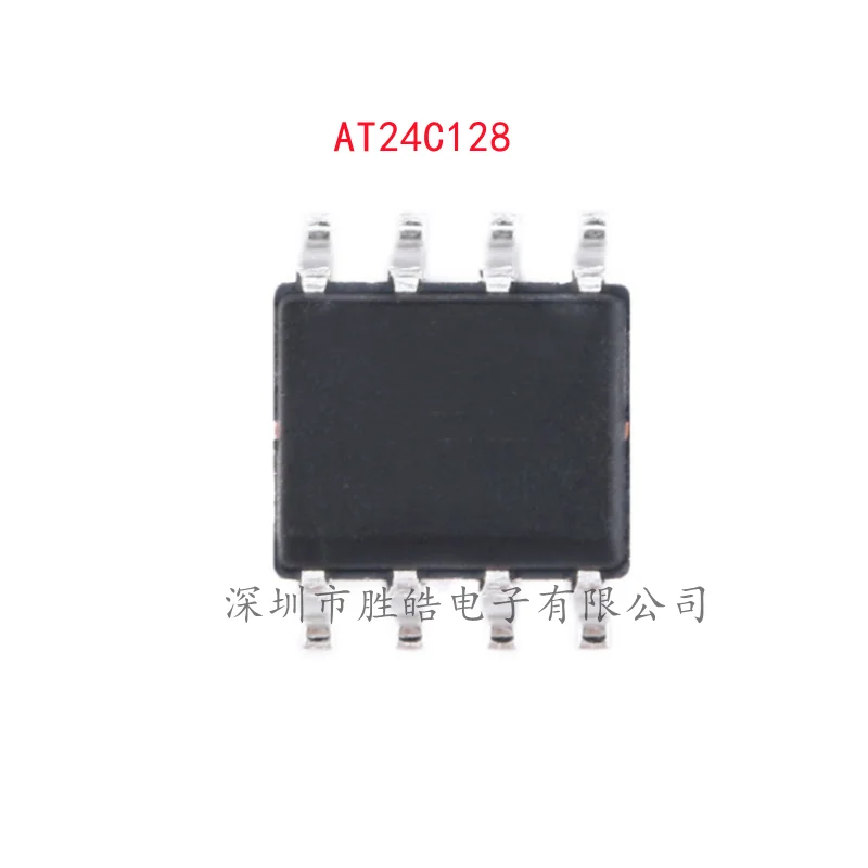 (10 kom.) NOVI AT24C128 24C128 AT24C128N AT24C128AN SOP-8 Osam metara integrated circuit AT24C128 SOP8