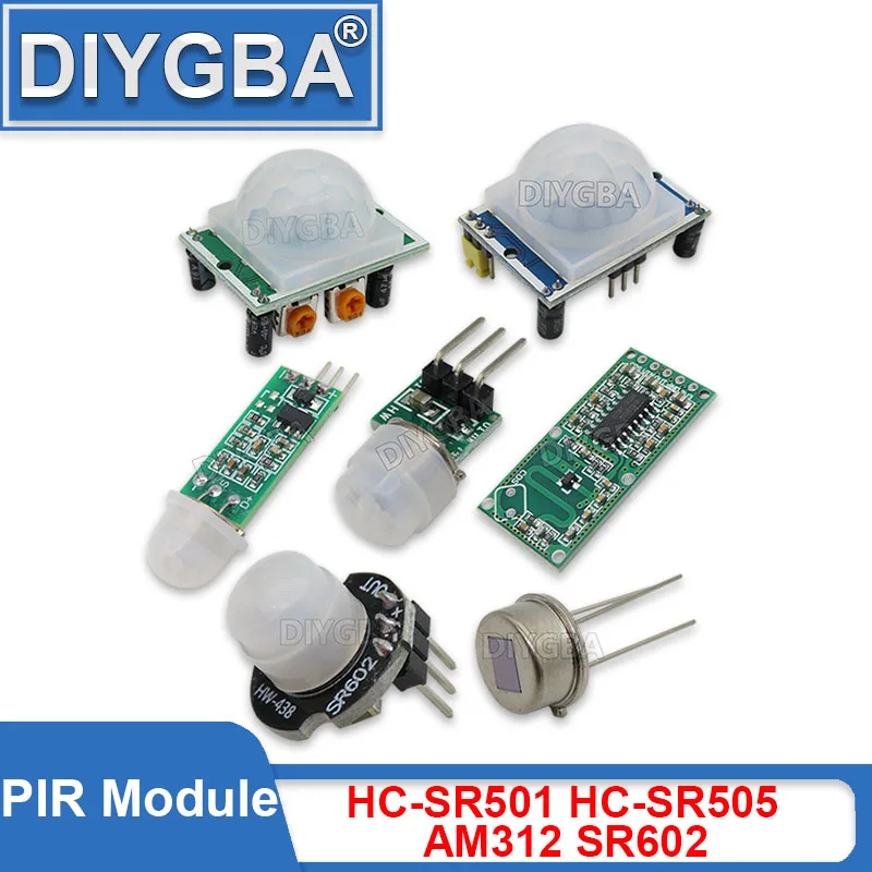HC-SR501 HC-SR505 Podešavanje IR Пироэлектрический AM312 SR602 Infracrveni Mini PIR Modul Motion Senzor Detektor Modul Nosač Za Arduino