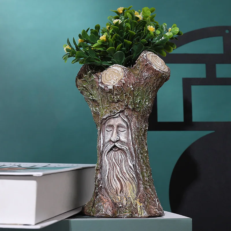 Creative Tablica vaza Skandinavska suvremena umjetnost vaza od smole mudrost drevna stabla ukras kuće lončanica kreativno dnevni boravak spavaća soba
