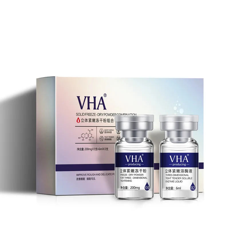 6PCS VHA 3D Sublimirana Hidratantna Revitalizirajući tretman lica Serum za lice odjeljak serum za acne tretman za akne na licu