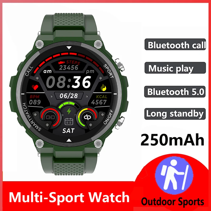 2022 Novi Pametni Sat Sport Na Otvorenom Pametni Sat Praćenje Otkucaja Srca Vodootporan Bluetooth Poziv Smartwatch Za xiaomi huawei + kutija