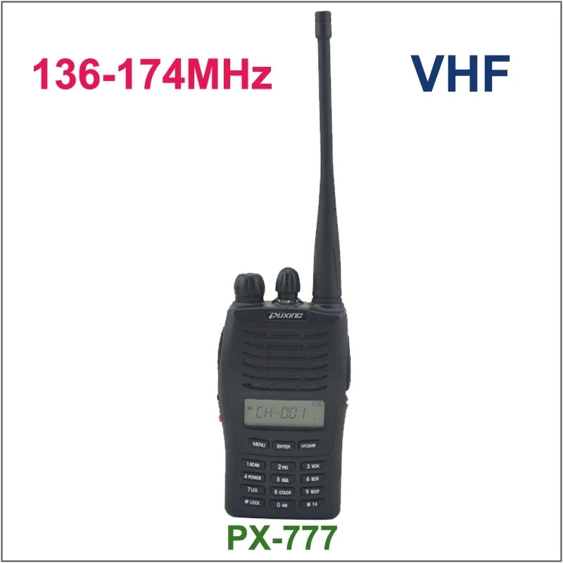 Prijenosni prijenosni radio PUXING PX-777 VHF 136-174 Mhz PX777 VHF136-174 Mhz Profesionalni radio-amaterka radio