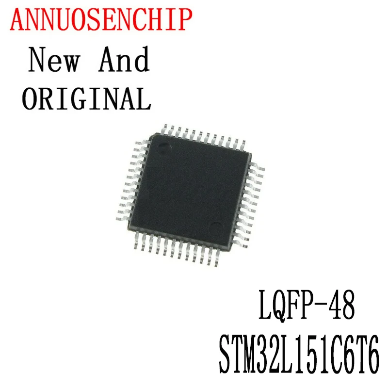1 kom. novi i originalni paket LQFP-48 nowy oryginalny autentyczny mikrokontrolera układ scalony STM32L151C6T6