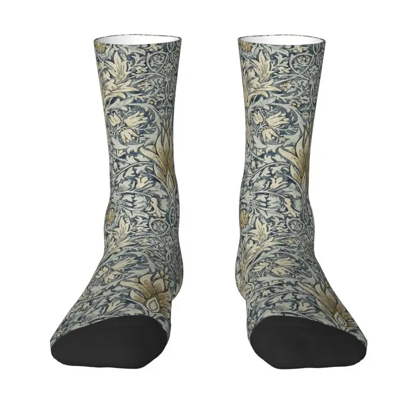 William Morris Zmija Glava Uzorak Za Muškarce I Žene Posada Čarape Unisex Moderan Vintage Tekstilni Proljeće Ljeto Jesen Zima Haljina Čarape
