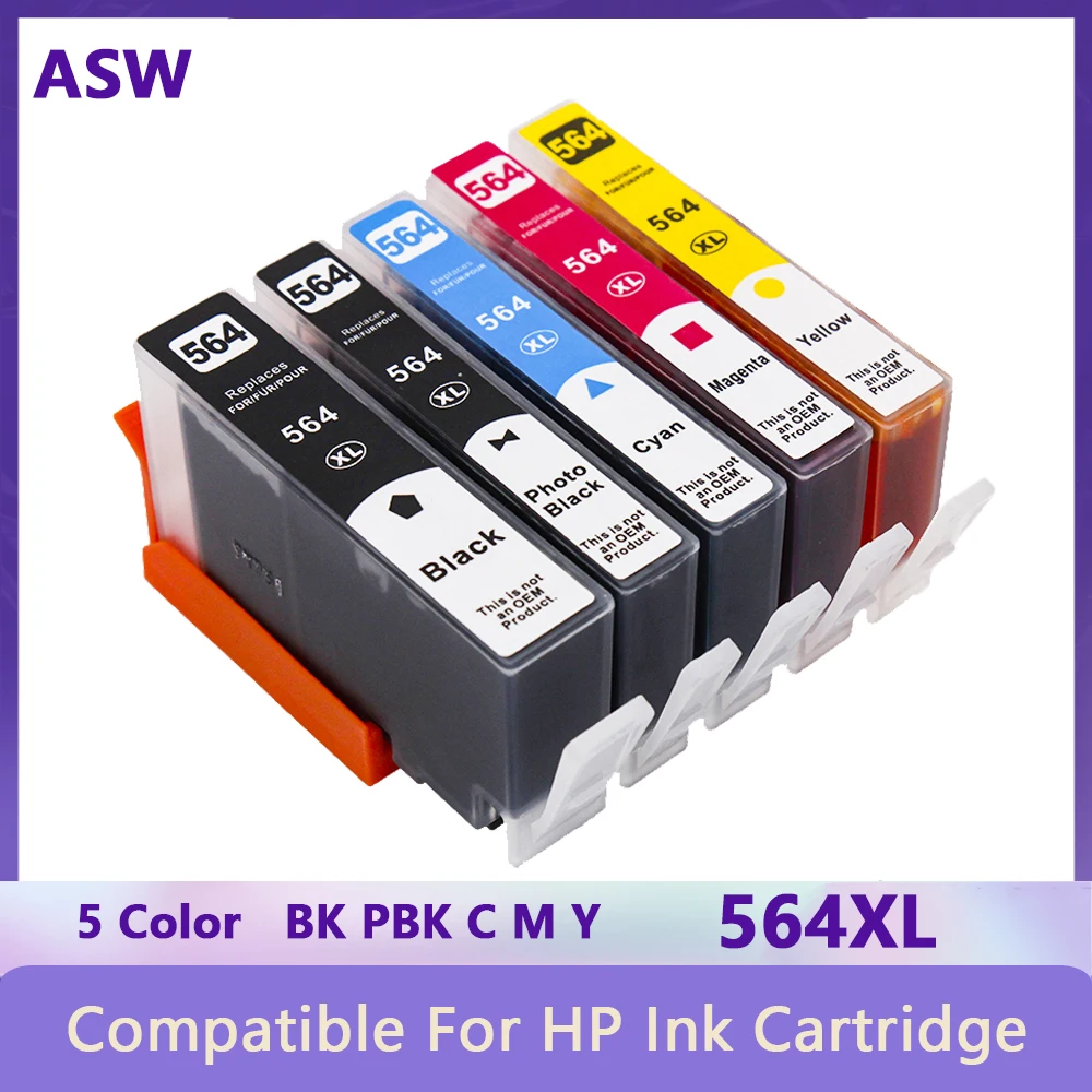 Kompatibilan 564 ink cartridge hp 564XL za hp 564 Photosmart 5510/5511/5512/5514/5515/5520/5522/5525/6510/6512/6515 pisač