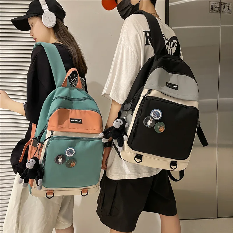 Studentski ruksak Kampusa, Japan, Južna Koreja, Jednostavan Ženski Ruksak, Ulica Trend, Svakodnevni Muška i ženska Školska Torba Hit Boje, mochila