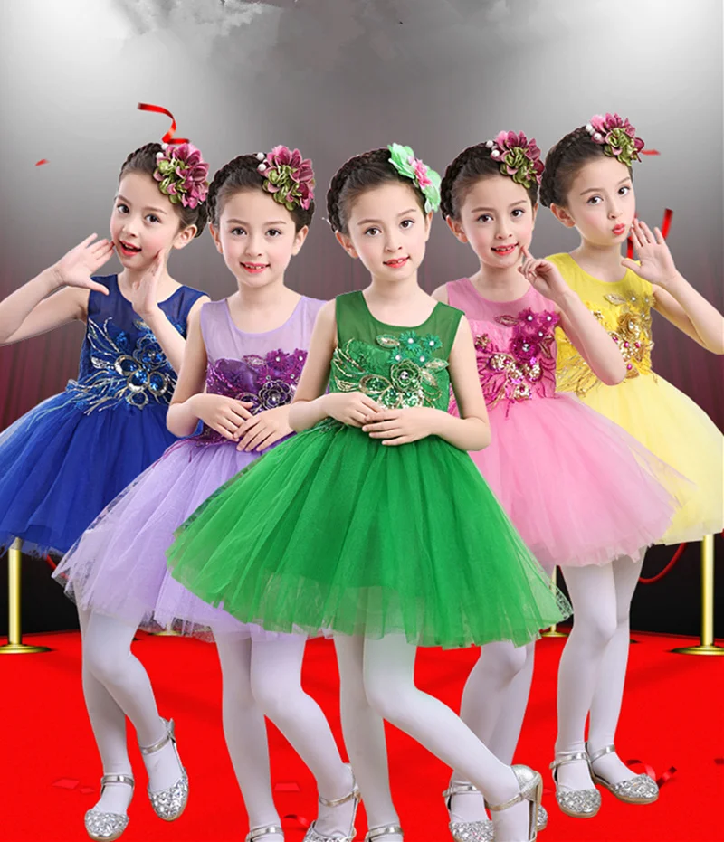 Dječja Odjeća Za Djevojčice, Dječje Haljina-svežanj Princeza Za Ples, Svečane Plesne Kostime za Djevojčice, Odjeveni Karnevalska Zabava