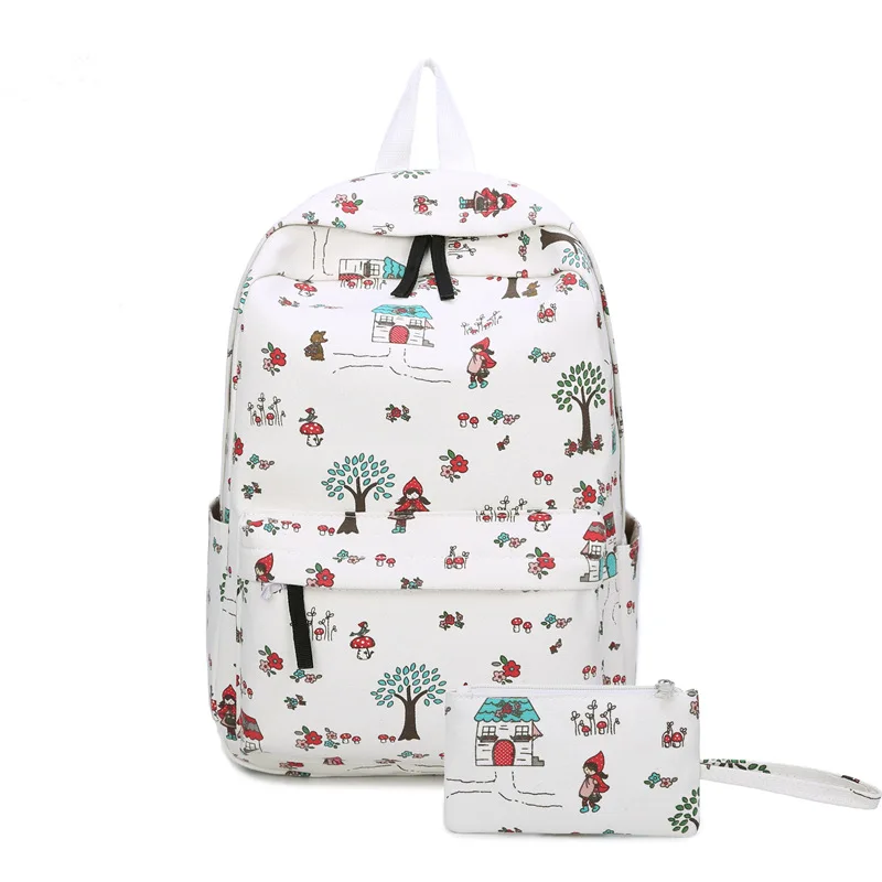 Svježe slatke ženske torbe za laptop, Ljetni modni naprtnjače s po cijeloj površini, casual ruksak za putovanja, Školska torba za djevojčice, mochila feminina