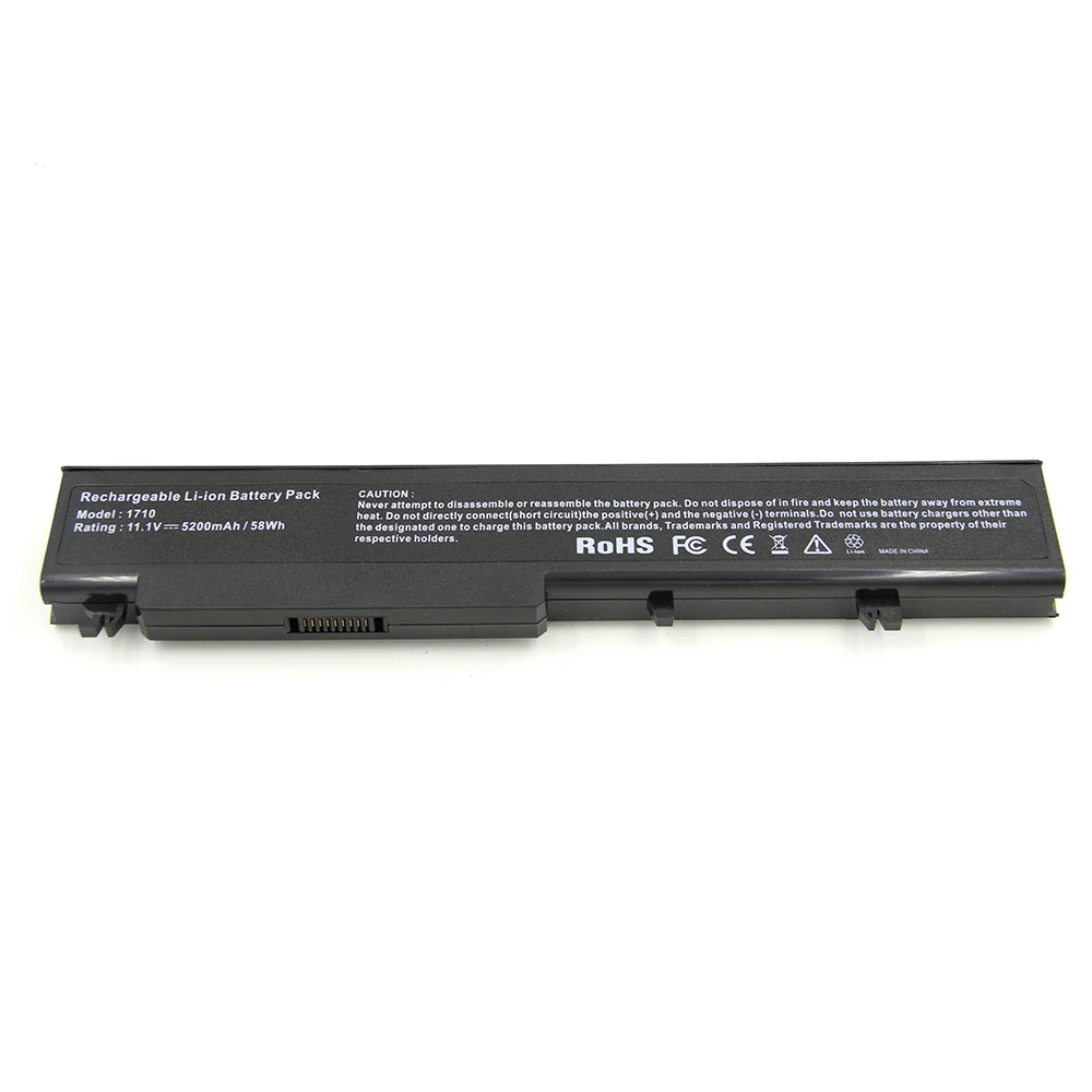 5200 mah baterija za laptop Dell baterija Vostro 1710 1710N 1720N V1710 V1720 1720 Y029C T118C P722C 451-10612 312-0740 Y028C T117C