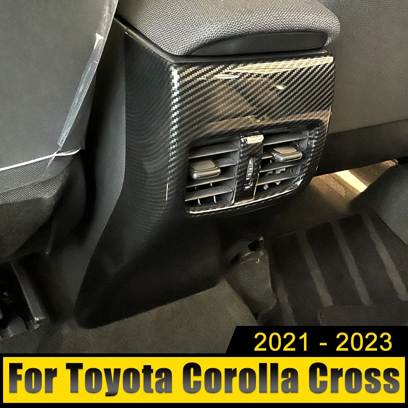 Auto-Pribora Za Toyota Corolla Cross XG10 2021 2022 2023 Hibridni Stražnji Klima-uređaj oduška Okvir Poklopac Završiti Naljepnica