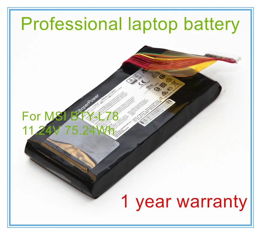 Originalni kvalitetne Baterije za laptop GT80 BTY-L78 GT73VR GT83VR 6RF-026CN 2QE-035CN VR