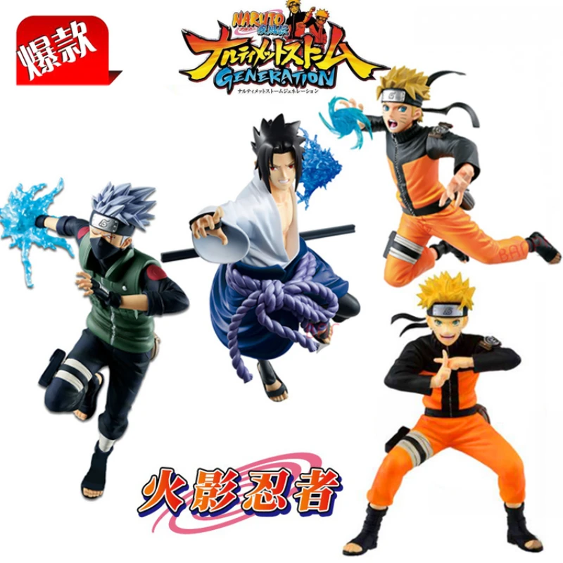 Бандай Nove Bodove Tvornica Naruto Ninja Naruto Учиха Sasuke Itachi Lutka Model Ručne Poklon Uzorak Igračka Anime Vojnici
