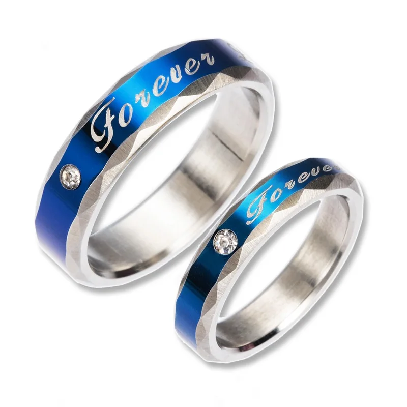 Gaxybb forever love prsten za žene/muški prsten od nehrđajućeg čelika, modni nakit, Prsten od nehrđajućeg čelika