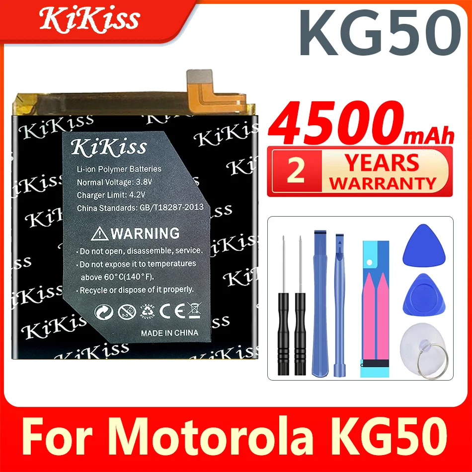 KiKiss 4500 mah Baterija Za MOTOROLA Moto KG50 Veliki Kapacitet Litij-Ionska Baterija Backup Pribor za Mobitele
