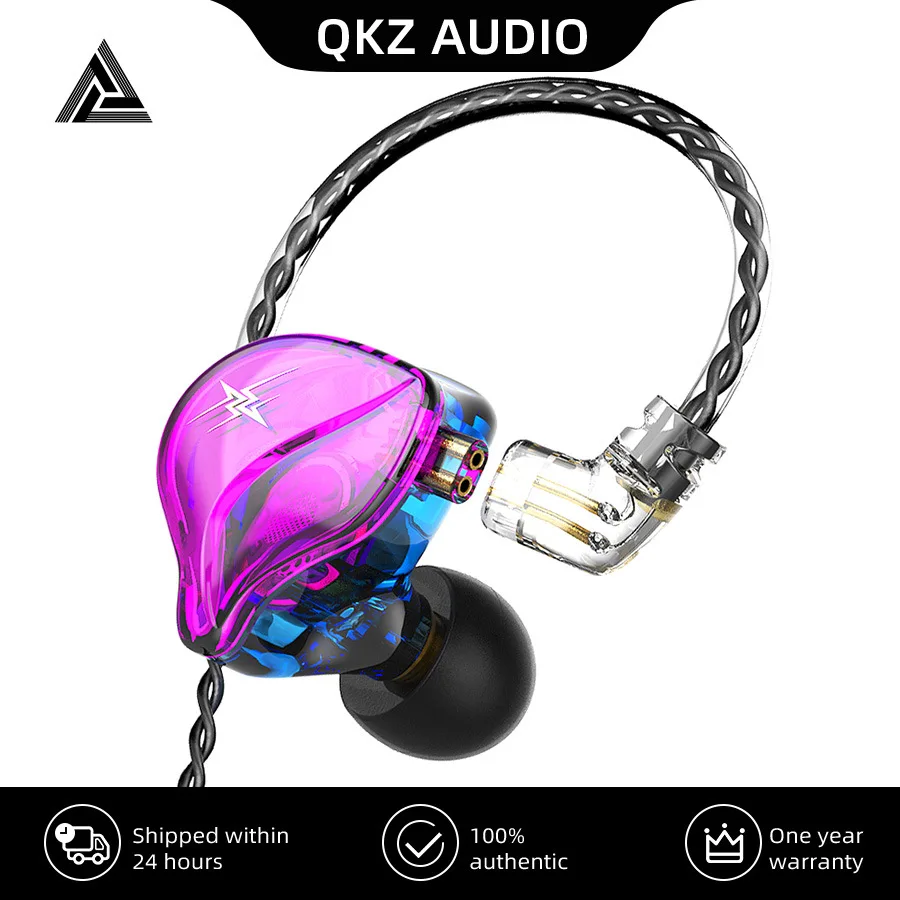 Q K Z мониторные slušalice Hi-fi DJ računalne igre s ožičenim kontrolom sa mikrofonom sportske slušalice za trčanje
