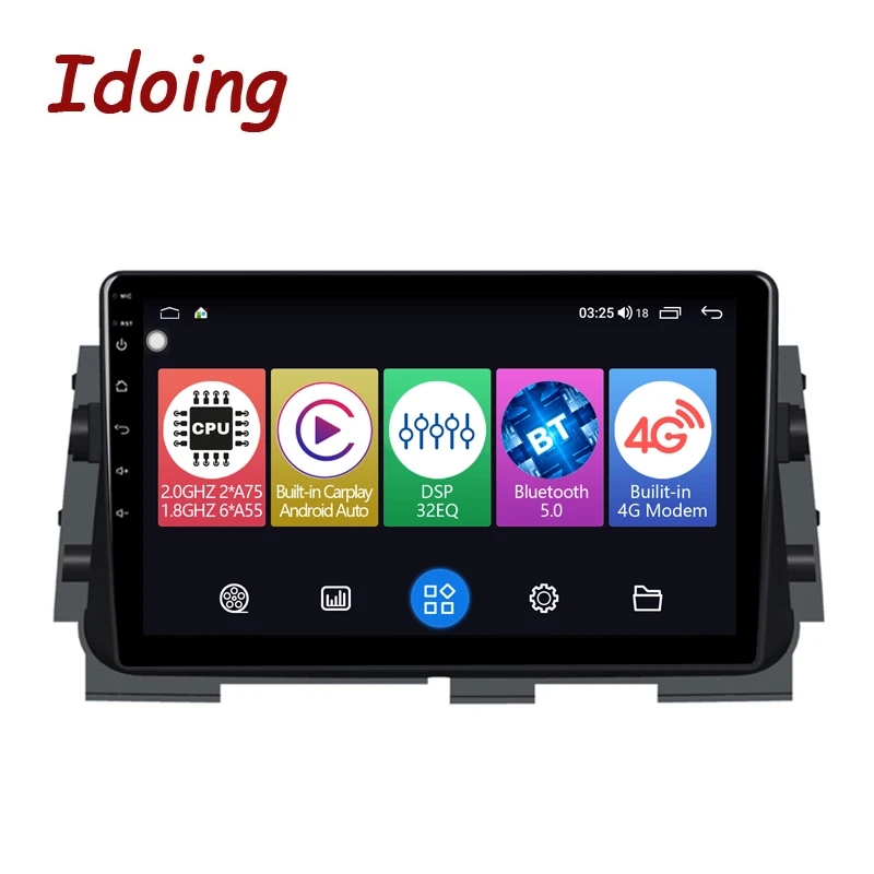 Idoing Auto Radio media player je GPS Navigacija Za Android Nissan Kicks Micra P15 2016-2020 Multimedijski Uređaj Stereo Plug and Play