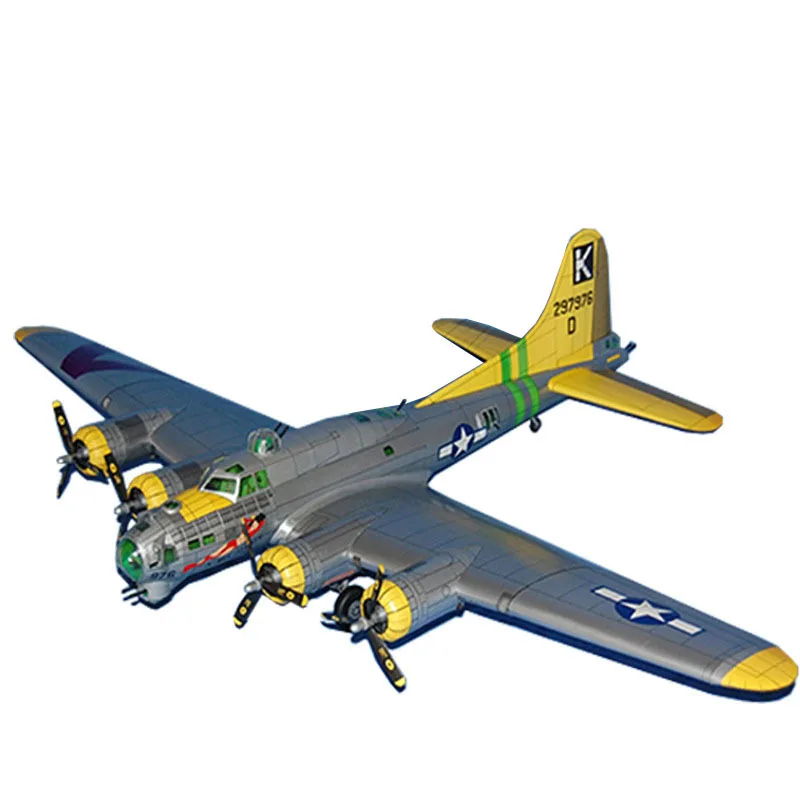 66 cm SAD-B-17G zračni tvrđava Bombaš Skulptura Životinja Bombaš Papercraft spavaća soba Dnevni boravak ručno DIY Geometrijski model origami