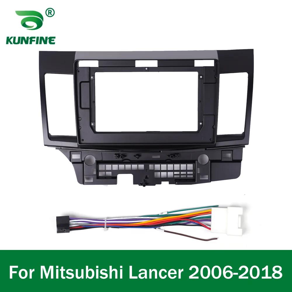 GPS auto Navigacijski sustav Stereo Za Mitsubishi Lancer 2006-2018 Radio Fascije Ploču Okvir Pogodan 2Din 10 inča Crtica zaslon glavnog uređaja