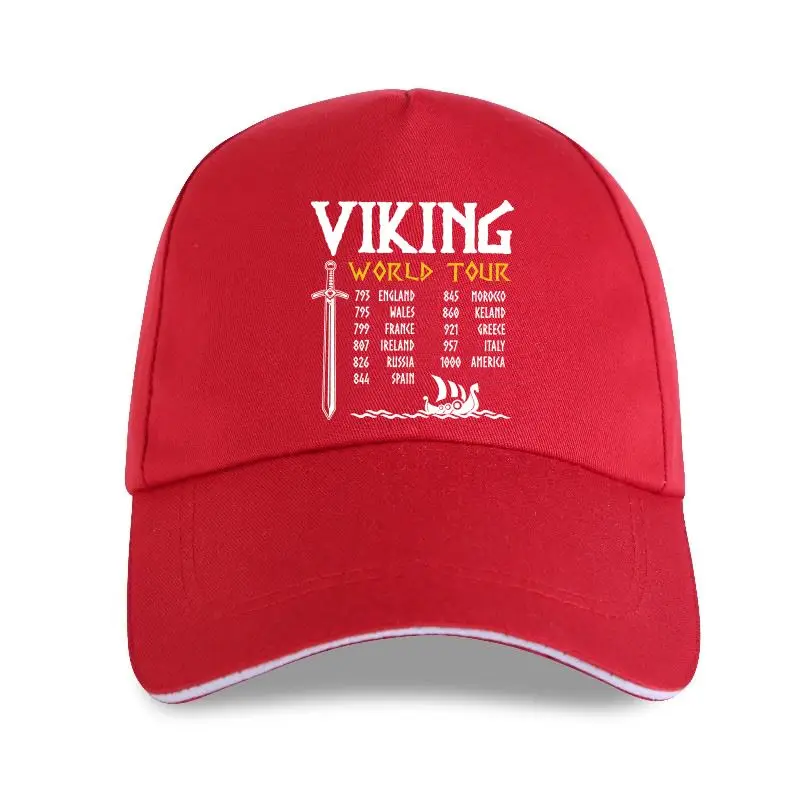 nova kapu, šešir Klasični Viking World Tour Viking Muška Kapu S po cijeloj površini Mač Funky Slobodna Kapu Od Čistog Pamuka Merch