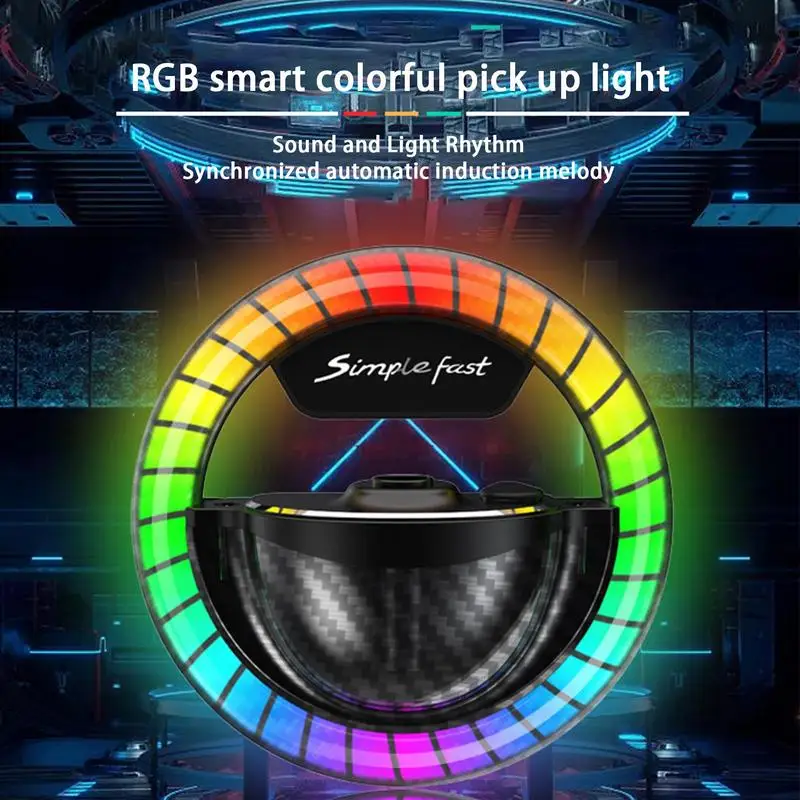 Auto Osvježivač za Automobil Parfem Difuzor S RGB Difuzno Svjetlo Auto oduška Isječak Miris dodatna Oprema Za Interijer