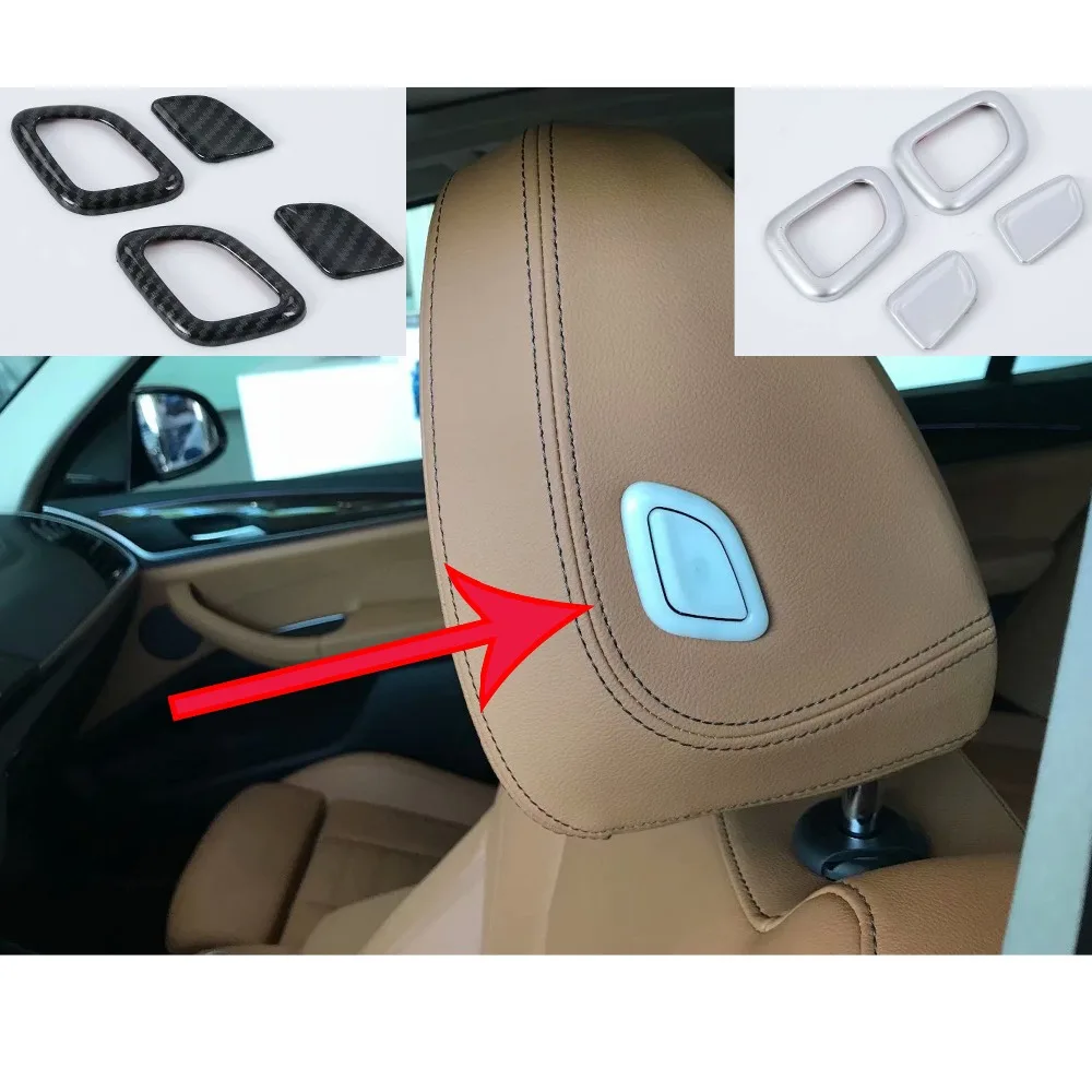 Za BMW X3 G01 2018 Obloge Naslon za glavu Sjedala Jastuk Gumb Podešavanje Kape Ukrasi