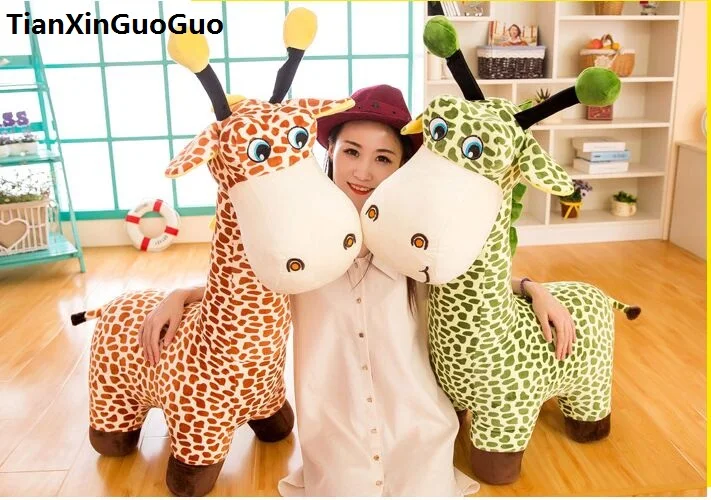 novi dolazak veliki 95 cm crtani žirafa pliš igračku mekana lutka jastuk rođendanski poklon w0328