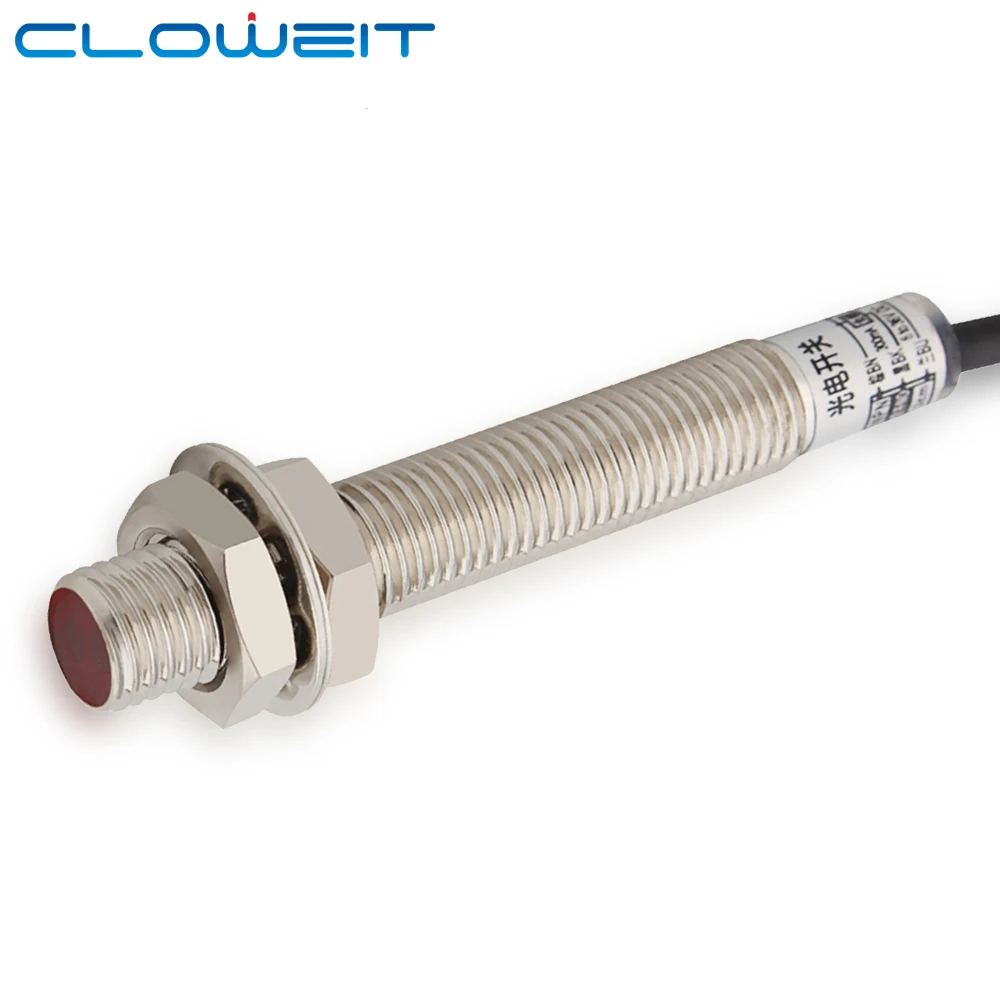 Cloweit M8 Infracrveni Fotoelektrični Senzor Udaljenosti 3 cm Difuzni Tip NPN PNP Metalno Kućište Male Optički Prekidači