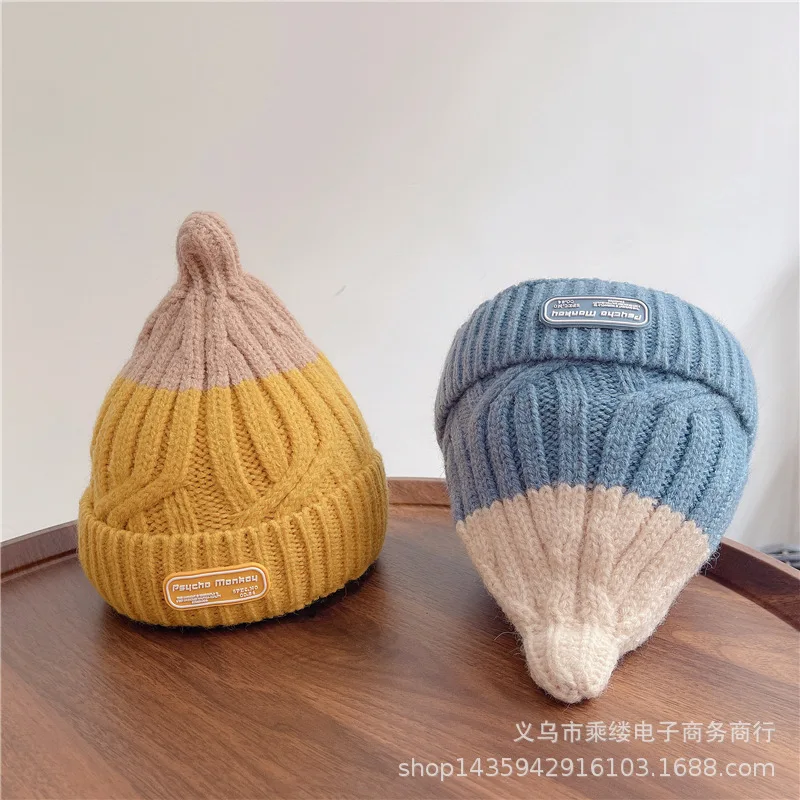 Koreanska verzija jesensko - zimske dječje kape-dude s velikim izborom boja za mlađe dječake i djevojčice, trend na individualnoj šešir