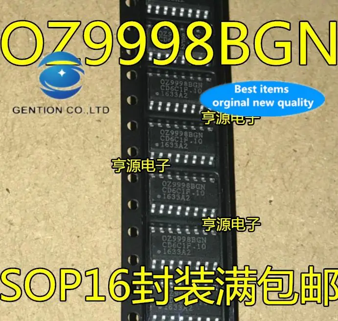 10шт 100% original novi na raspolaganju OZ9998BGN OZ9998 LCD zaslon visokog napona naknade čip SOP16