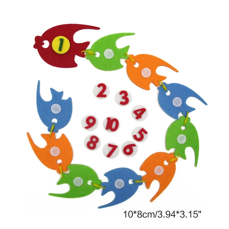 Igračka Montessori Filc Riba Edukativne Edukativne Puzzle Igračku Dječji Centar Aktivnosti Nabava Netkani Matematičkih Igračaka Дропшиппинг