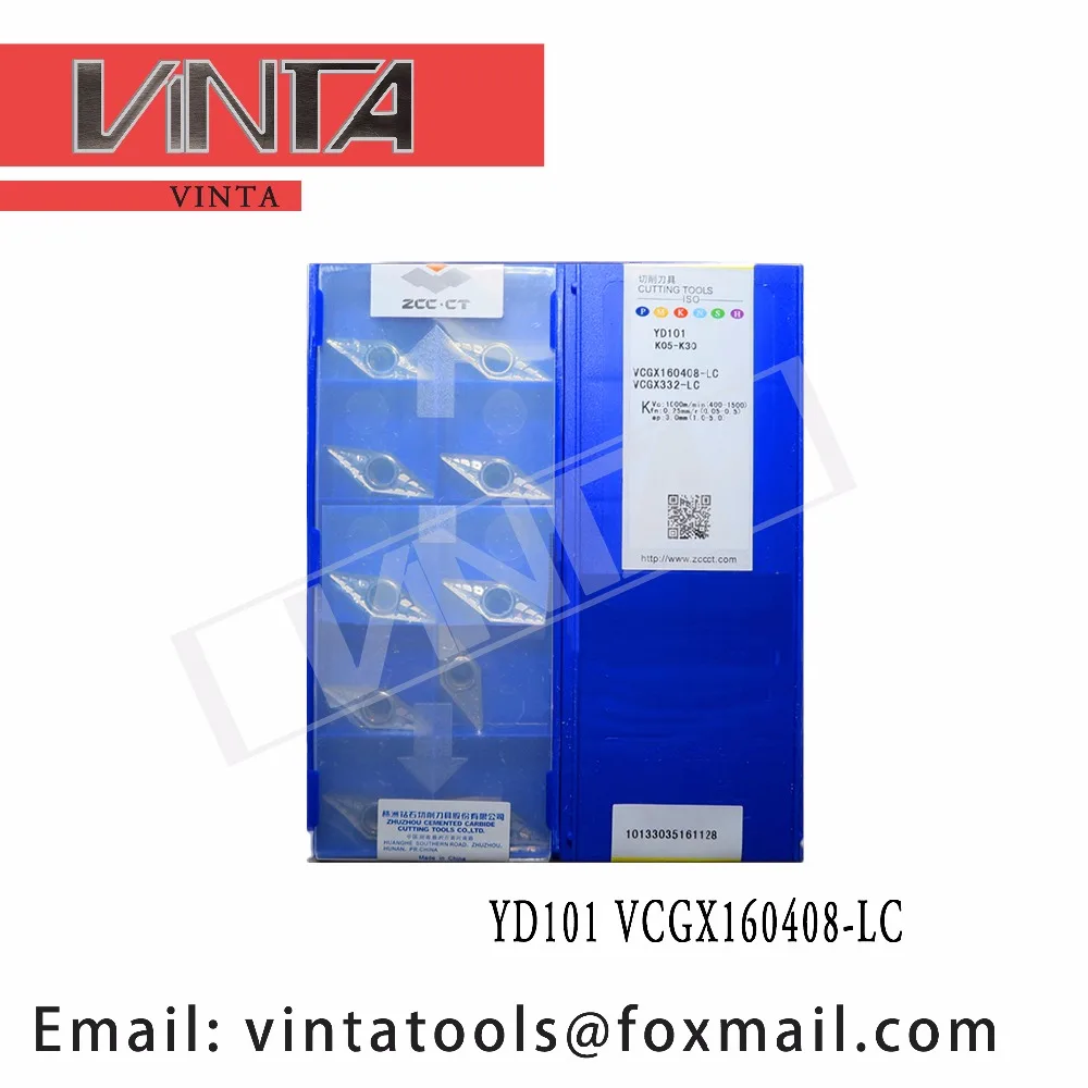 kvalitetan твердосплавные tokarenje ploče CNC YD101 VCGX160408-LC VCGX160404-LC VCGX160412-LC