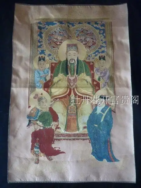 Kineski zbirka Тханка vez shema Jade Emperor