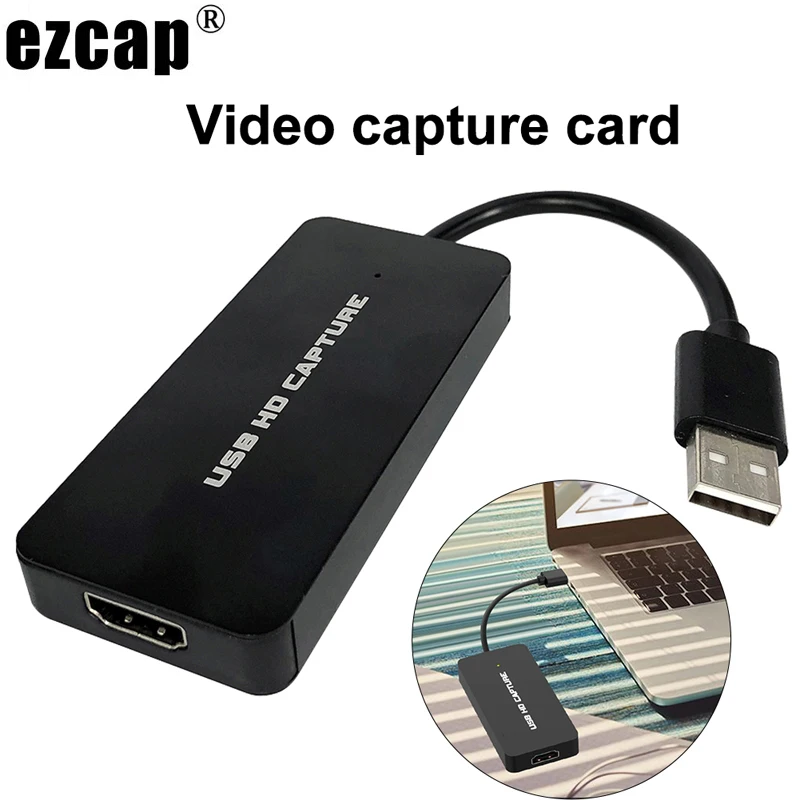 Kartica za snimanje videa Ezcap 311L za OBS Live Streaming 1080P 4K USB 2.0, HDMI Video Hvatač Snimanje Igre za PS4 i Xbox Kutija za Pisanje