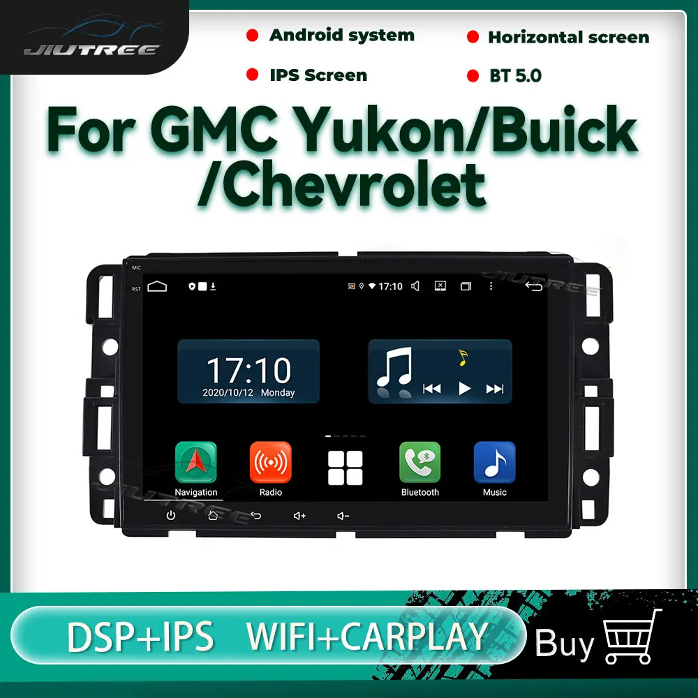 8 inča Android10 Auto Radio Za GMC Yukon Buick Chevrolet 2009-2013 Univerzalni GPS Navigaciju Media Player Auto Stereo Prijemnik