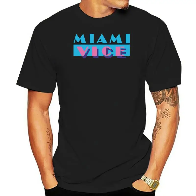 majica muška S Logotipom Miami Vice Majica Muška Majica S po cijeloj površini Na Rukavu Trend
