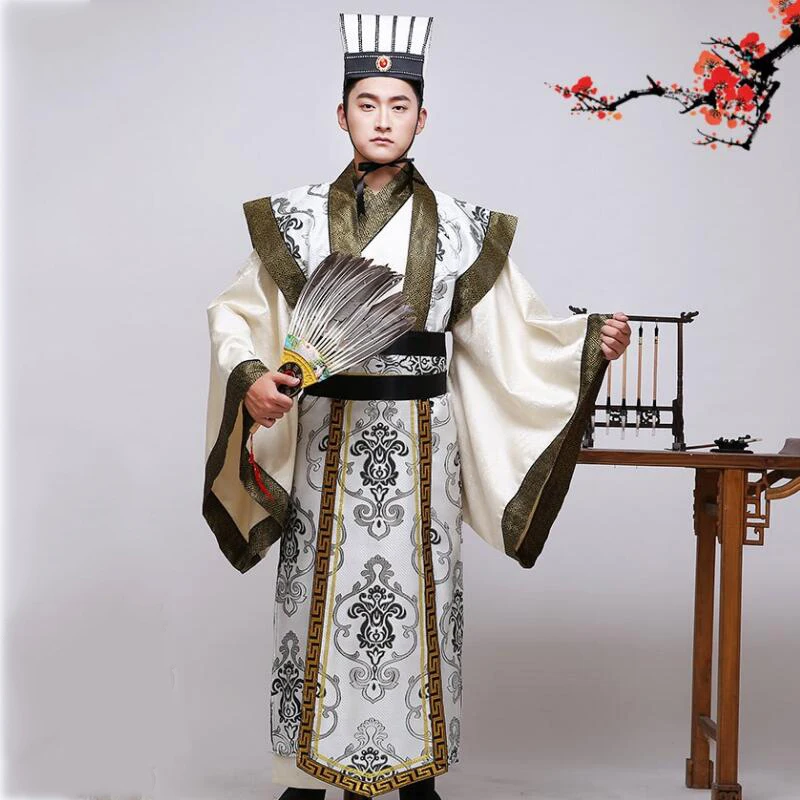 Nova kineska drevna odjeća odijelo film tv ideju odjeća razdoblja Троецарствия ministar Ханьфу muškarac