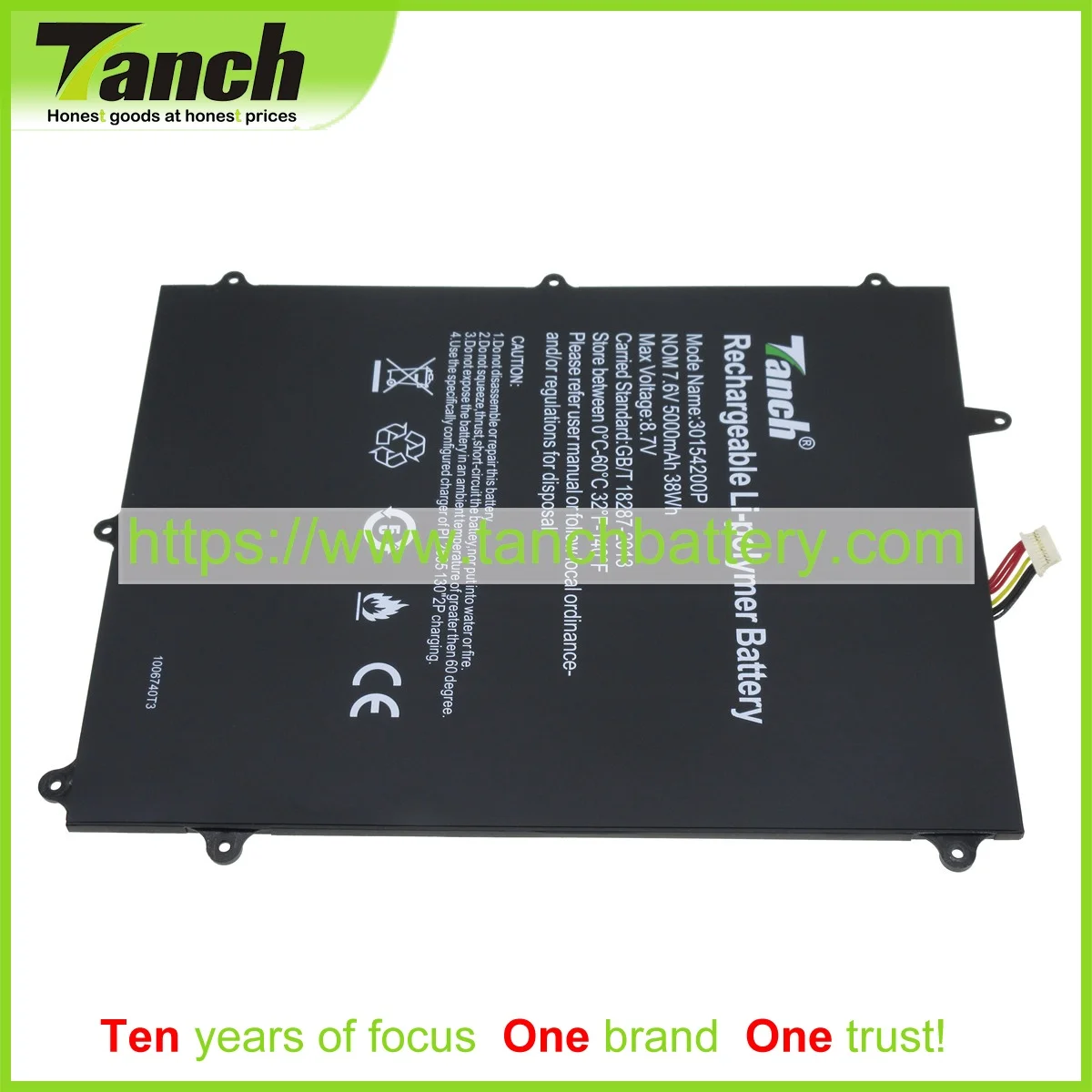 Tanch 30154200P PL3097140 * 2 S Baterija za laptop TREKSTOR PRIMEBOOK C13B U13B U13A C13LTE BMax y13 7,6 U, 4 ćelije