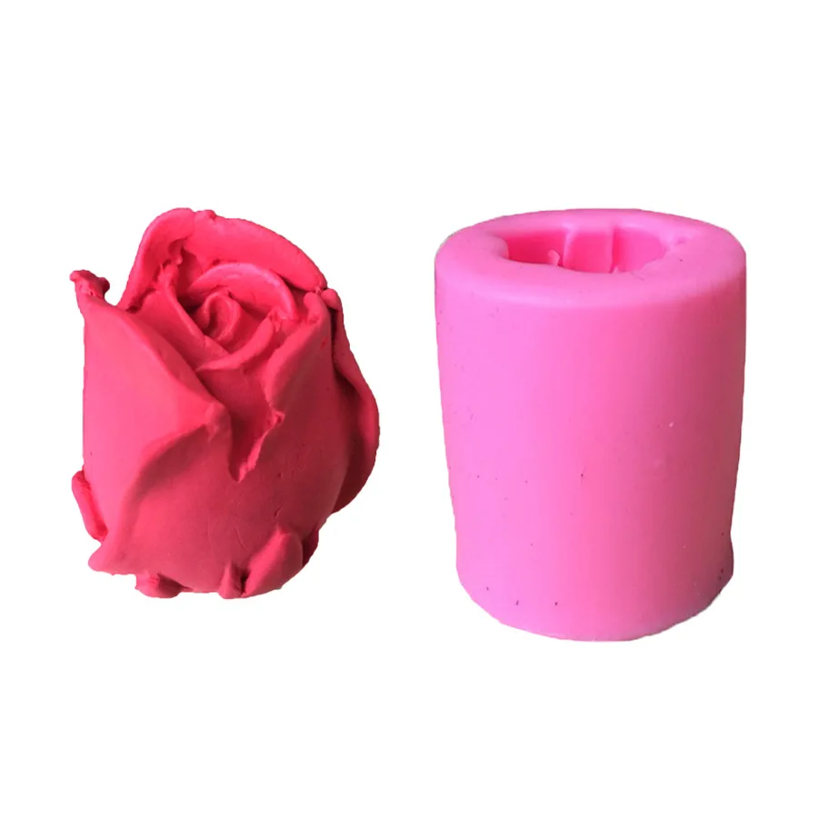 3D ruža cvijet tortu kalup DIY silikon flip šećer pečenje alat X056
