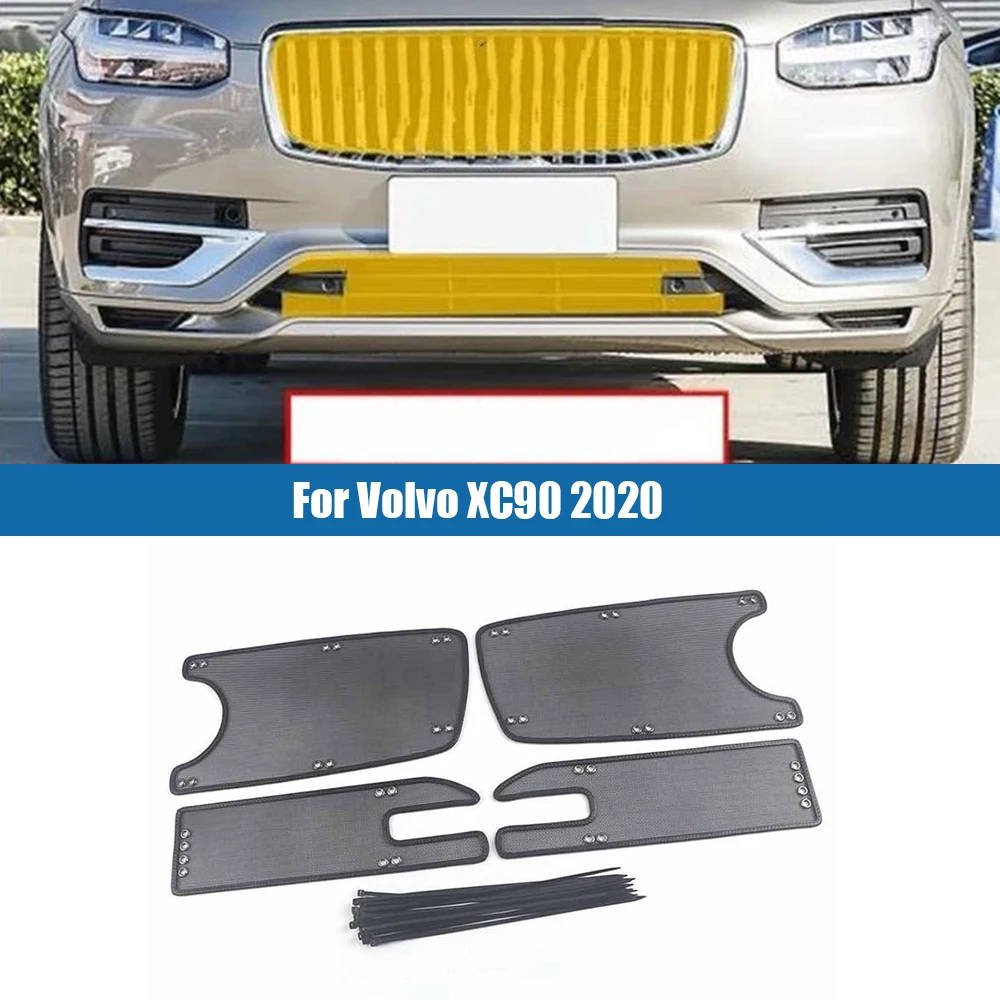 Za Volvo XC90 2017 2018 2019 2020 Prednje Rešetke Od Nehrđajućeg Čelika Tkanine Od Insekata Poklopac Kondenzatora Hladnjaka Zaštitna Prednja Mreža Pribor