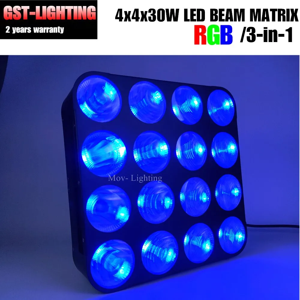 2 kom./lot 16x30 W RGB 3 U 1 Led Spot matrični Profesionalni višebojne led downlight