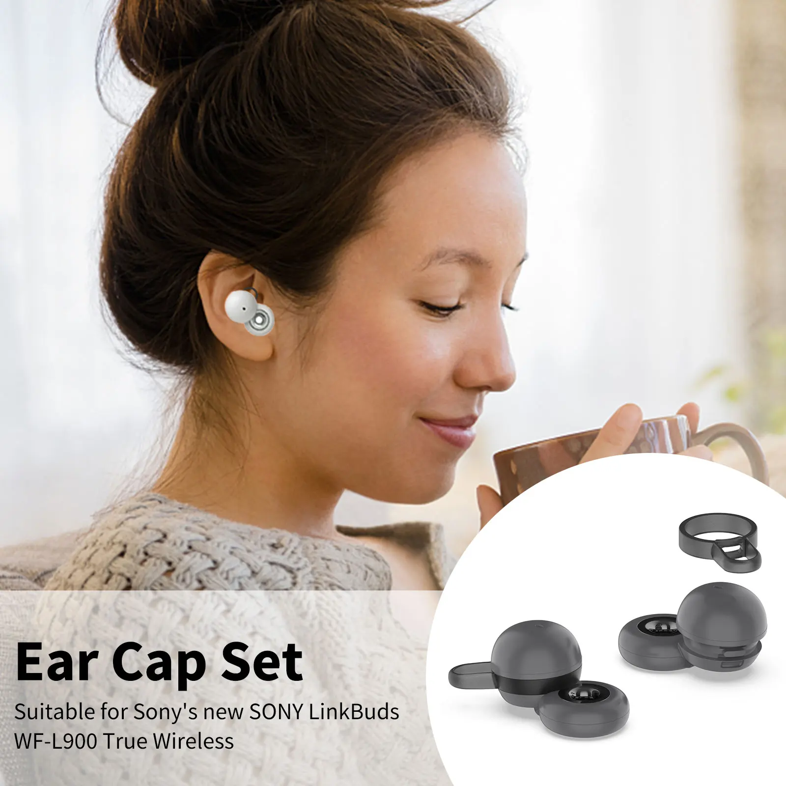Protuklizni Podložak za slušalice Bluetooth-Kompatibilni Earplugs Torbica za Sony LinkBuds WF-L900TWS Prašinu Zaštita od pada