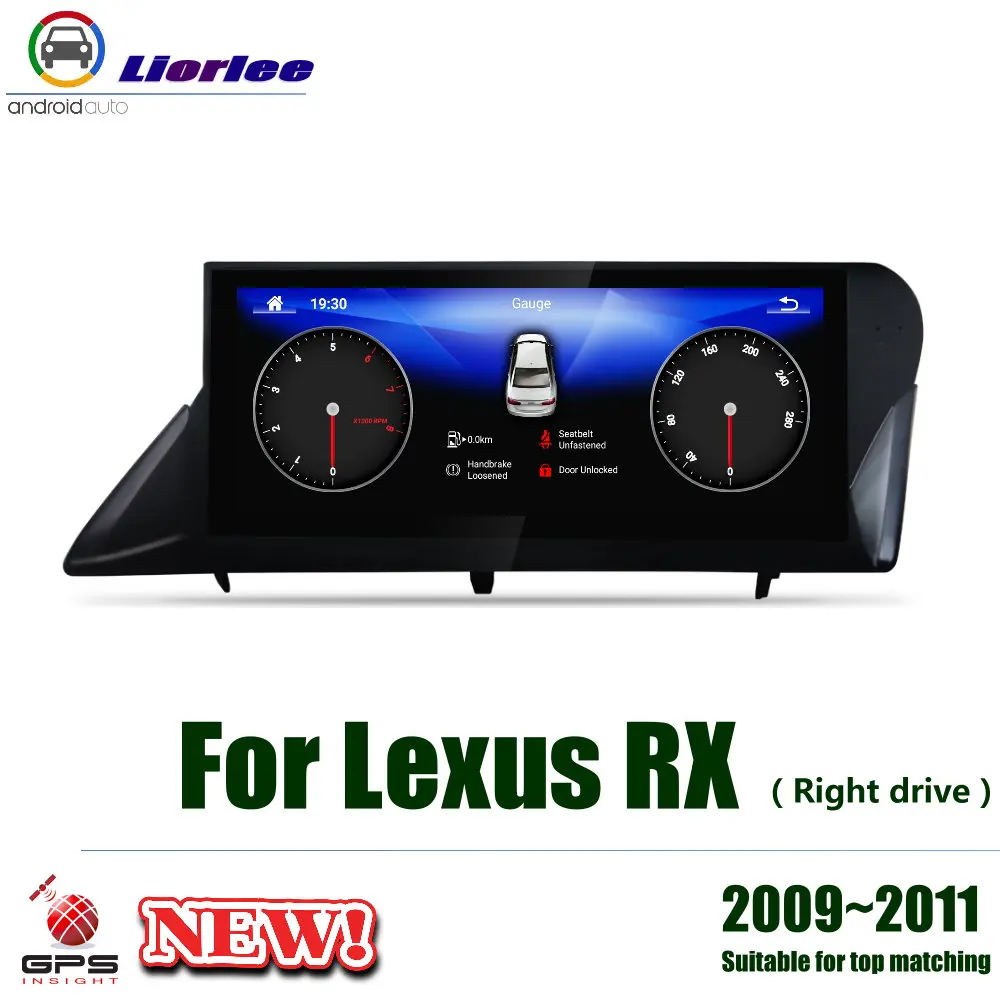 Auto Android Media Player Za Lexus RX 2012 2013 2014 GPS Navigacija DSP Stereo Radio Video Audio Glavna Jedinica 2din Sustav