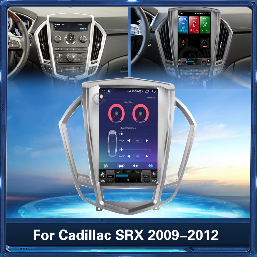 Android 10,0 Auto Radio GPS Navigacija Za Cadillac SRX 2009 2010 2011 2012 Car Multimedia DVD player Vertikalni Ekran od 12,1 inča