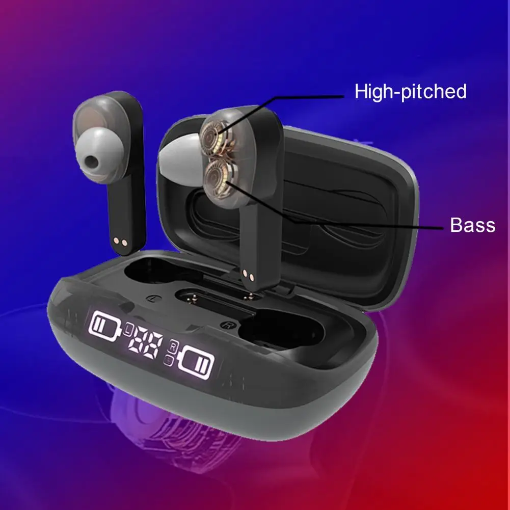 Bežične slušalice su visoke kvalitete, u skladu s Bluetooth, sportske dinamičke slušalice s dugim vremenom čekanja, slušalice sa kontrolama na dodir