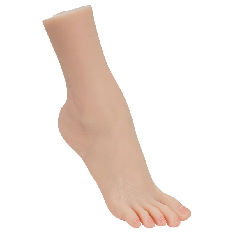 Silikonska Model Noge Ženska Imitacija Nokte Praksa Noge Lutke Stopala Fetiš Fotografija Obuća Nakit Prikaz TG3925