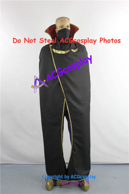 Cosplay odijelo Code Geass Zero uključuje navlake za cipele acgcosplay odijelo