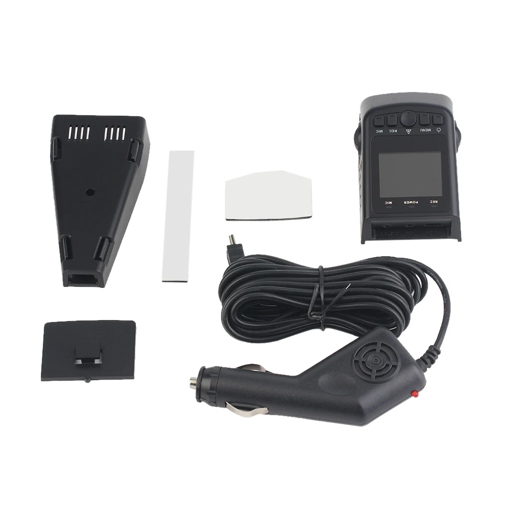 Širokokutni 2-inčni Ekran Mini-automobil Rekorder A1-VG1A Гравитационный Senzor Vožnje Kamkorder Video retrovizor Dash Cam