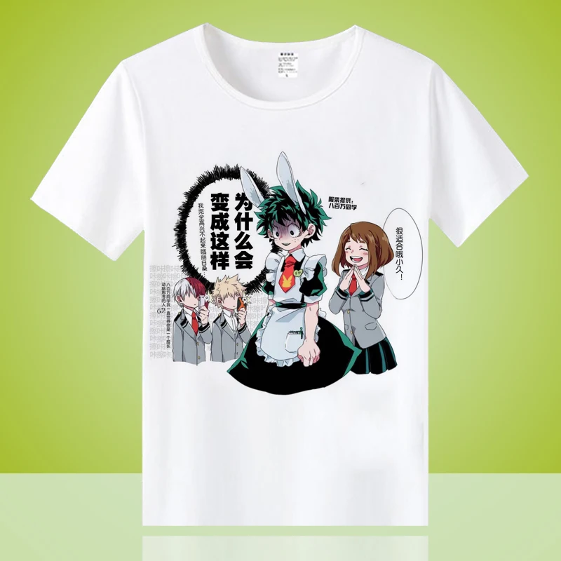 Anime Cos My Hero Academia бакуго кацуки ОЧАКО УРАРАКА Svakodnevni Хлопковая t-Shirt Majica
